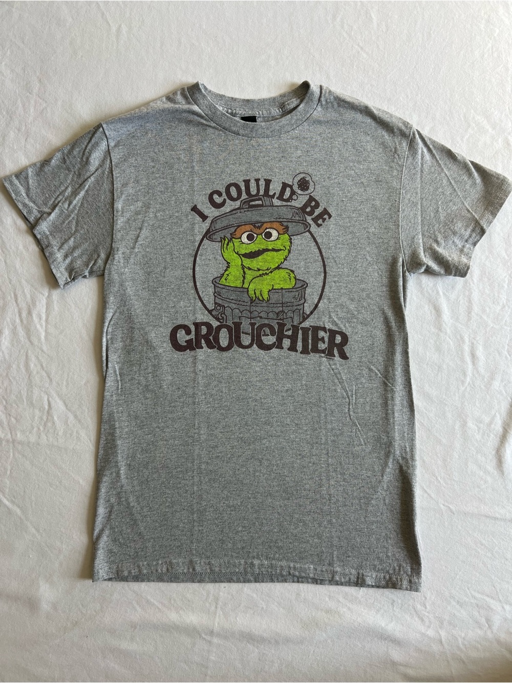 Grey 'I Could Be Grouchier' Oscar the Grouch Graphic Tee